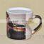 DIY 2015 New high quality 11oz Sublimation color changing mug heart shape handle