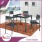 Dining room furniture 1200mm melamine MDF kitchen table wooden dining table set