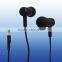 2015 High quality unique super bass stereo earphones flat wire earbuds