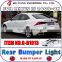 Body Kit New Model Car LED REAR BUMPER LIGHT FOR LEXUS IS 2015