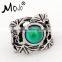 Dragon Pattern Top Quality Big Fashion Ring Designs with Single Stone Change Color Ring for Man Stone Ring Designs for Men