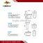 Bathroom ceramic toilet set manufacturer from China