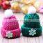 Cute Knitted Hat Patches For Kids Clothing,Small Baby Dress Decoration Applique Patch