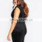 China Supplier Belt 3XL Plus Size Dress Formal Fat Ladies