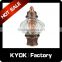 KYOK new design home decoration crystal flower finials&Africa popular decorative chromed curtain rod finial                        
                                                                                Supplier's Choice