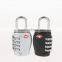 High quality tsa lock welcome customer logo design TSA luggage lock with double blister card