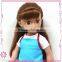 Latest design cute fashion little plastic girl doll high quality lovely doll