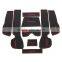 Car interior decoration car dashboard mat for Volkswagen Santana 2013-2015 9pcs/set
