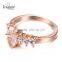 diamond jewelry fashion rose gold ring jewelry for wedding