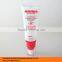 cream plastic pump tubes and silk screen printing with logo clear cap