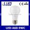 360 degree led bulb 7W 9W e27 lighting