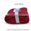 Comforter Set Throw, Fleece Blanket -burgundy