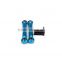 2pcs Alloy Aluminum Adjustable Servo Linkage Pulling Steering Rods Arms M3 Thread 2.5mm Hole 42-52mm Long RC Car Parts