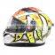 2016 new design full face motorcycle helmet ABS material with double visor