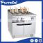 Commercial Kitchen Equipment Electric 4 Hot-plate Cooker & Cabinet