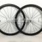 Competitive price Chinese 700C full carbon wheels for road bicycle, 38mmx23mm clincher bicycle carbon wheelset with Bitex hub