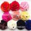DIY Baby Girls 5cm Satin fabric Flower Hair Accessory For Bow No Clip 10Color