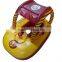 yellow fish baby shade pool,inflatable fish-shape baby boat with canoy