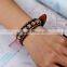 Fashion Jewelry leather Bracelet Punk Motorcycle Biker Bangle bracelets