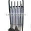 4 peices Fireplace Toolset with stainless steel handle