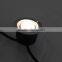 Recessed stainless steel led steplight for modern gardens and decks