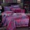 Luxury adult bedding set 100% cotton jacquard fabric home textile bedding set