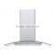 copper European style Range hood Self-Clean smoke sensor island range hood