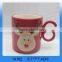 New style ceramic deer mug,ceramic christmas mugs for kids