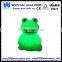 Floating rubber bath stand frog toy with led flashing light