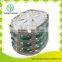 Hand woven bamboo interwoven fruit basket