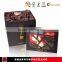 waterproof high quality wine box for vodka with ribbon inside
