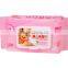 Great Value 80Pcs baby wipes for wholesale with plastic cap