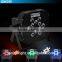 LED pro stage lighting dmx 6 in 1 led slim par rgbwa uv flat par64