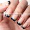New glitter french manicure nail design wholesale butterfly rose flower nail art sticker nail suppliers