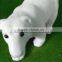 White Color Artificial Topiary Grass Cutter Animal