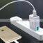 Original USAMS Foldable Square Double USB Fast Charger For Apple / Smartphone / PSP Mobile Phone Travel Charger