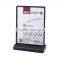 UHOO table card display plastic upright Menu Ad frame