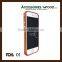 comfortable hand feeling Metal wood bamboo phone case for Phone6p