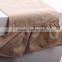 ruffle edge cotton inner burlap table runner