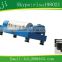 Decanter centrifuge for classification and dehydration of mineral thick liquid