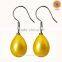 2016 fashion jewelry ,fake pearl drop earrings for lady