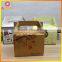 Customized Paper Brown Kraft Corrugated Folding Cake Boxes Wholesale