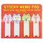Bookmark Sticky Memo Pad Stick Marker Flags Index Pad Tab Sticky Notes Pad