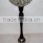 Iron & Glass Crystal Round Cup Votive Tealight T-Light Candle Holder