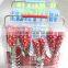24PCS Plastic Handle Cutlery Set With PVC Box
