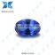 wax casting oval cut sapphire colored loose nano gem stone for jewelry