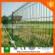 Green prefabricated steel fence