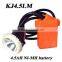 4.5Ah ATEX portable 1W led coal miner lamp