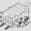CE High quality low price spray booth GS-300B