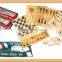 wooden chess set in tin box 15 in 1